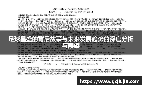 足球昌盛的背后故事与未来发展趋势的深度分析与展望